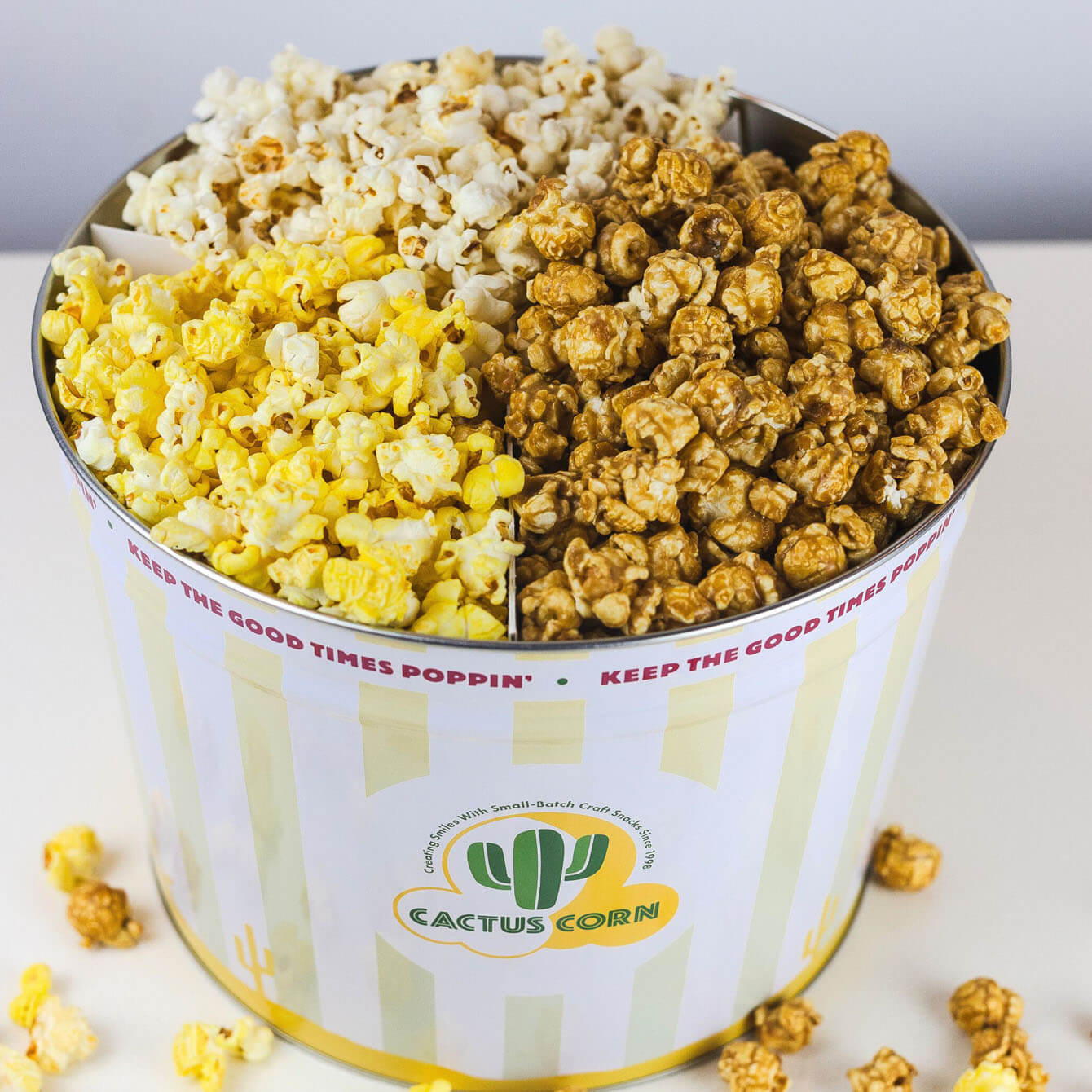 Southwest Trio Popcorn Gift Tin – Cactus Corn