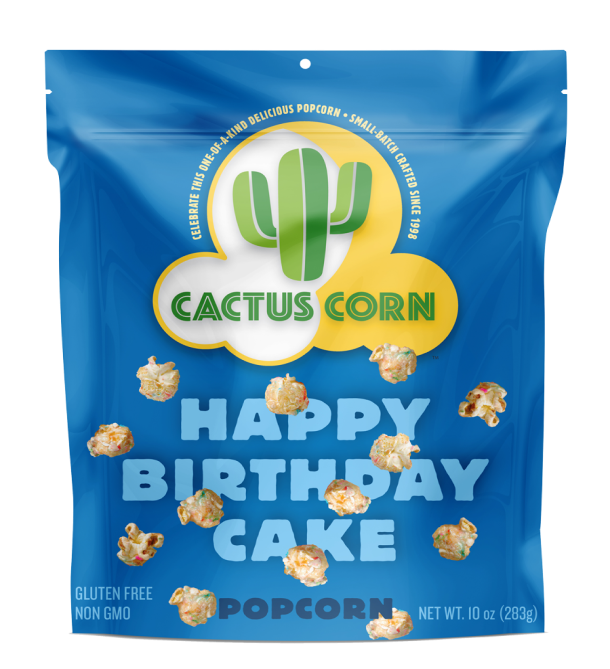 Happy Birthday Cake Popcorn (3, 6 or 12-Pack)