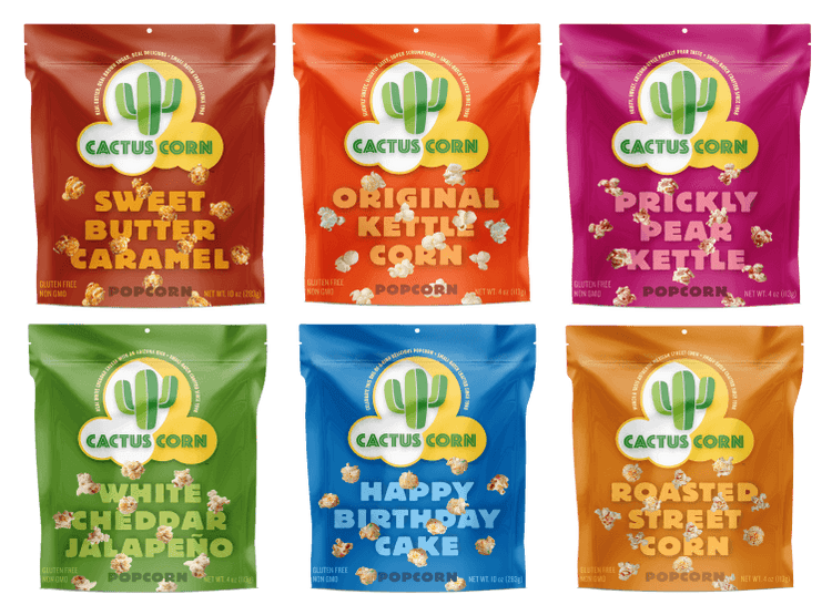 Cactus Corn build your own variety 12-pack of Southwest popcorn
