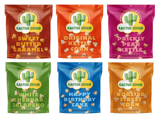Cactus Corn build your own variety 12-pack of Southwest popcorn