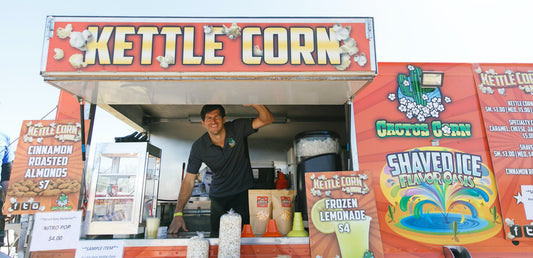Cactus Corn kettle corn truck serving an Arizona youth organization event