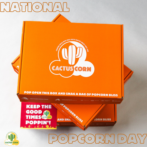 Popcorn of the Month Subscription close-up detail | Cactus Corn Gourmet Popcorn