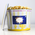 Happy Hanukkah Popcorn Gift Tin image 1 | Cactus Corn Gourmet Popcorn