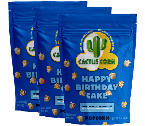 Happy Birthday Cake Popcorn