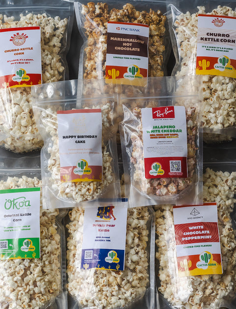 Popcorn of the Month Subscription serving suggestion | Cactus Corn Gourmet Popcorn