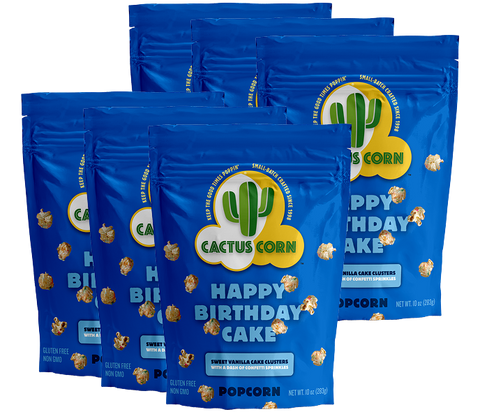 Happy Birthday Cake Popcorn