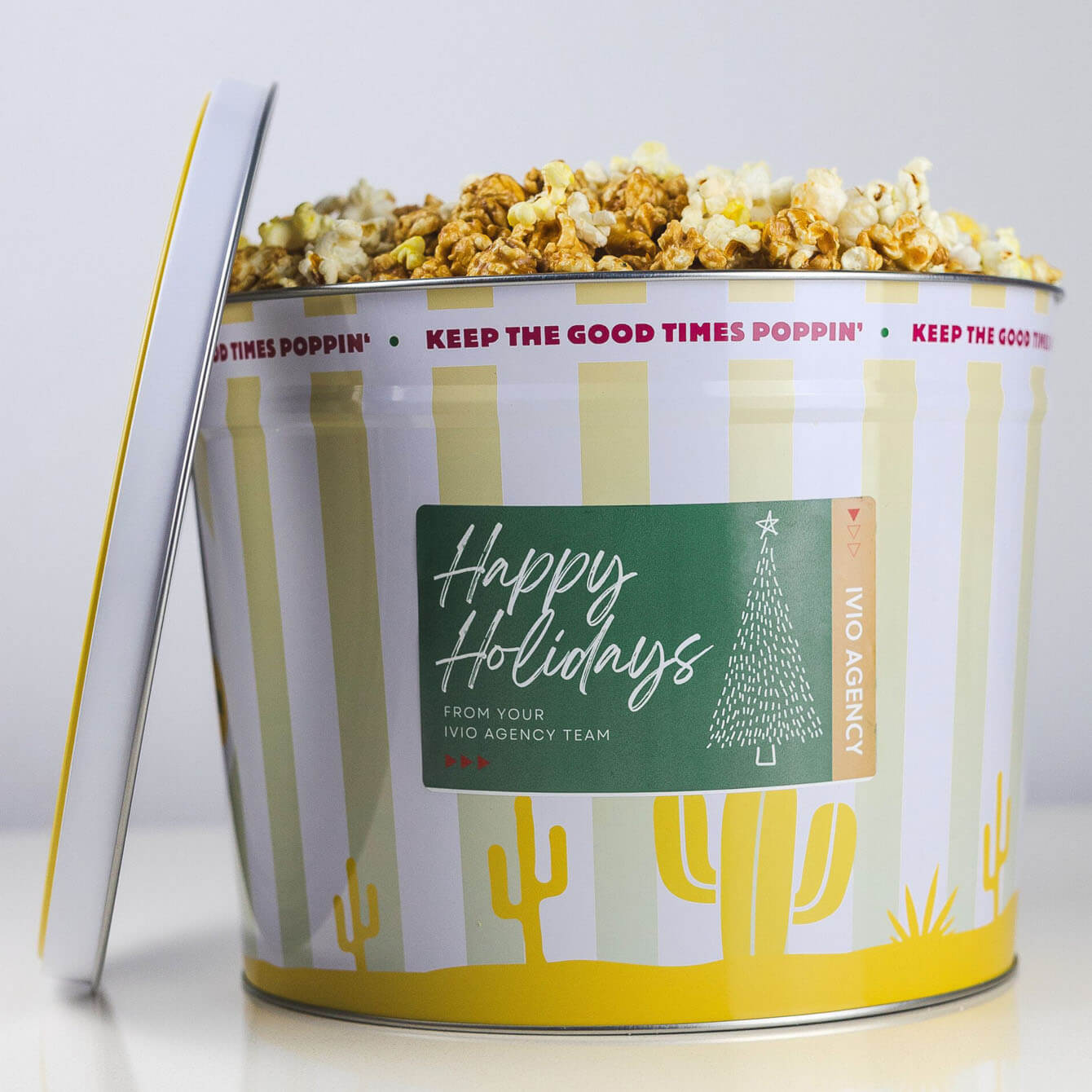 Prickly Pear kettle corn closeup