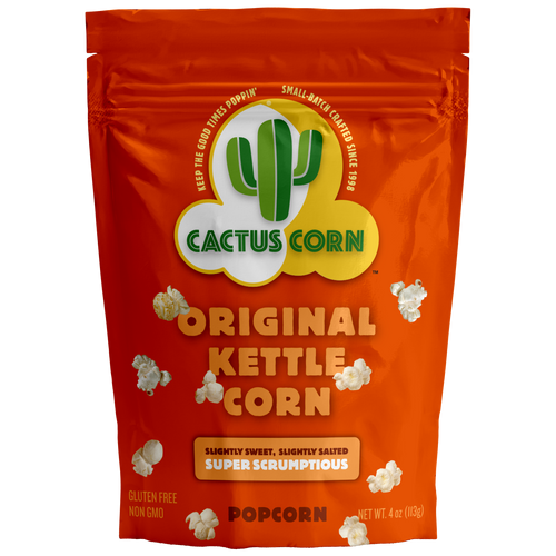 Original Kettle Corn Wholesale 18-Pack image 1 | Cactus Corn Gourmet Popcorn