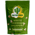Cactus Corn White Cheddar Jalapeno popcorn single bag, handmade in Phoenix AZ