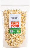 Cactus Corn full-size clear bag of kettle corn with a 3x5 label