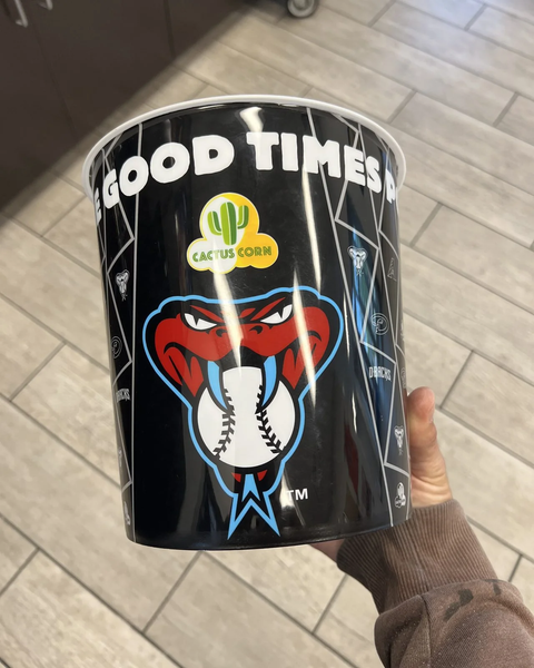 The bucket, actual size