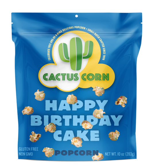 Happy Birthday Cake Popcorn (3, 6 or 12-Pack)